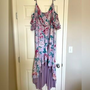 Off the shoulder Floral Dress